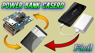 Power Bank Casero con batería de Smartphone [upl. by Enyledam]