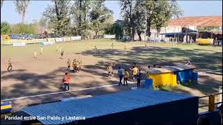 LIGA TUCUMANA Empate en el Nougues entre San Pablo y Lastenia [upl. by Eniloj]