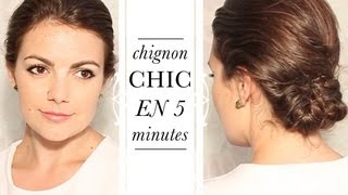 Chignon bas décontracté [upl. by Hatnamas]