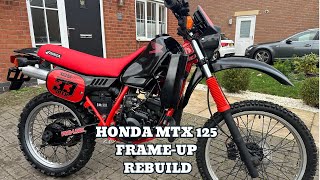 MTX 125 rebuild with audio and close ups [upl. by Donaghue]