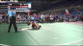 125 Quarterfinal Nathalie Alvarez New York vs Alyssa Gonzalez California [upl. by Pepi]