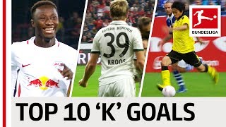 Keita Kagawa Kroos amp More  Top 10 Goals  Players With quotKquot [upl. by Young]