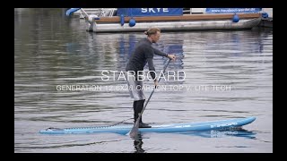 Starboard Generation 126x28 Litetec v Carbon Top Test 2021 [upl. by Bartolomeo]