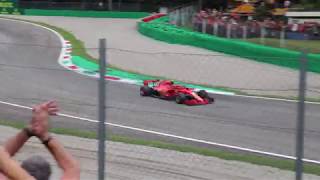 F1 Italian Grand Prix 2018 Monza  First lap  Grandstand Ascari 16 [upl. by Ecnahoy]