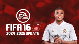 FIFA 16  2024  2025 Season update [upl. by Nonahs]