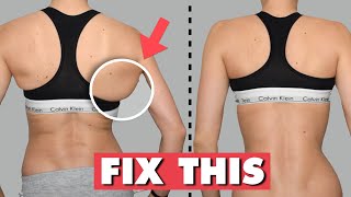 Get Rid Of Bra Bulge With This Back Workout RESULTS IN 2 WEEKS 🔥  No Equipment Upper Body [upl. by Marika]