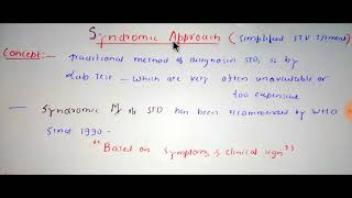 Syndromic approach and NACO kits [upl. by Lainey]