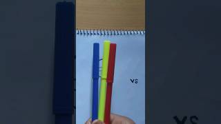 satisfying art 🤗 color pen vs water color painting which one is Best art shorts viralshorts [upl. by Keppel]