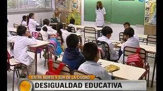 Visión Siete CABA Un informe revela la desigualdad educativa [upl. by Saimon]