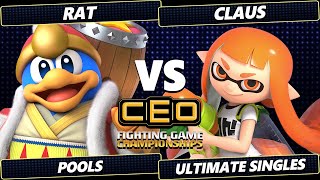 CEO 2024  Rat Dedede Vs Claus Inkling Min Min Smash Ultimate  SSBU [upl. by Tolliver]