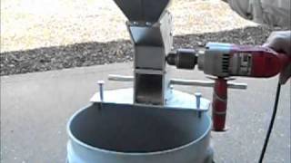 Drill powered nut cracker [upl. by Holden]