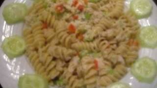 Crabmeat pasta salad a simple tasty meal [upl. by Ynner]