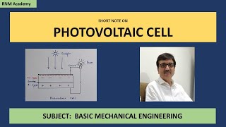 Photovoltaic solar cell  RNM Academy [upl. by Botti]