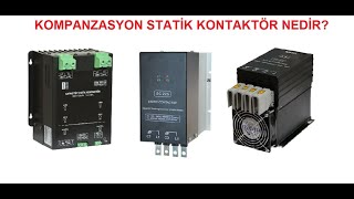 Kompanzasyon Panosu Statik Kontaktörü Nedir electric wwwelectrikotomasyoncomtr [upl. by Niltiac]