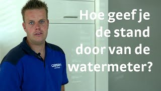 Hoe geef je de stand door van de watermeter [upl. by Midis]