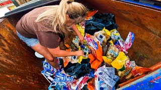 GIANT SCORE While Dumpster Diving In TORRENTIAL DOWNPOUR [upl. by Zurek]