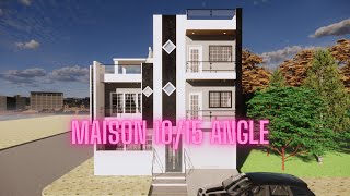 MAISON SENEGALAISE 1015 150M2 ANGLE DE 5 CHAMBRES [upl. by Yanaj]