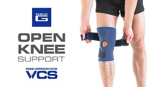 Neo G Open Knee Support  How to Apply Guide [upl. by Vladi]