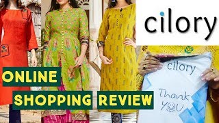 Cilory Kurti TryOn Haul  Online Shopping Review [upl. by Retnyw]