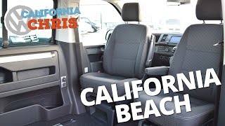 New 2016 Volkswagen T6 California Beach seating options [upl. by Micaela]