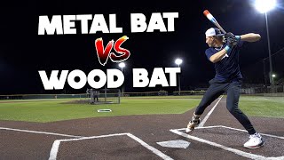 How much hotter is a METAL BAT than a WOOD BAT  Baseball Bat Bros feat PJ Morlando [upl. by Izzy]