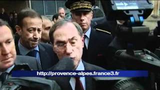 A Marseille Claude Guéant sen prend au trafic darmes [upl. by Jamel]