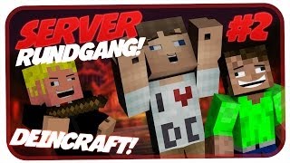 2 MIT DNER UND MIR MINECRAFT SPIELEN DEINCRAFT SERVER RUNDGANG MIT ZWENLP HD [upl. by Natye]