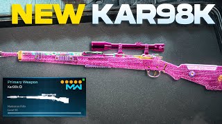 The NEW KAR98K SNIPER in Warzone 3 1 SHOT [upl. by Hgielanna]