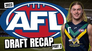 2023 AFL DRAFT RECAP All the players moves and more GWS to Western Bulldogs [upl. by Ennayt484]