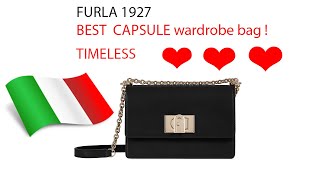 Furla 1927 Bag Italy review  CLOSE UP ZOOM [upl. by Anisamoht]