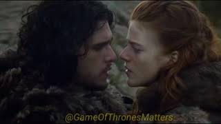 Game of thrones Jon snow and ygritte cave love scene [upl. by Sackman]