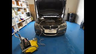 NETTOYAGE FAP BMW 318D 136CV AVEC MACHINE FAP CLEANER [upl. by Skye119]