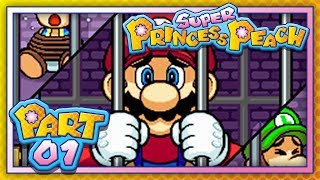 Super Princess Peach Part 1  World 1  Ladida Plains 100 [upl. by Leif]