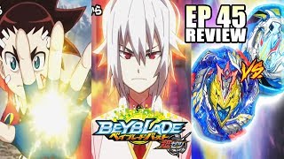 CHOZ ACHILLES VS LEOPARD BEYBLADE BURST TURBO EP45 REVIEW [upl. by Treboh]