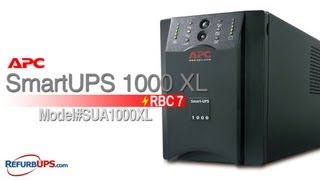 RBC7 Battery Replacement for APC SmartUPS 1000 XL [upl. by Genisia]