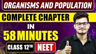 Organisms and Population FULL CHAPTER  NCERT Class 12th Botany  Chapter 17  Yakeen NEET [upl. by Yrtua]