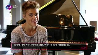 AIA Real Music Justin Bieber가 팬들에게 직접 대답하다 [upl. by Sandro]