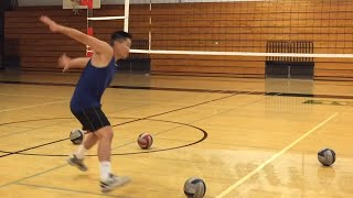 Improve Spiking TIMING part 12  How to SPIKE a Volleyball Tutorial [upl. by Giah]