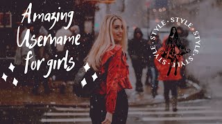 20 Amazing Usernames for Girls for Instagram   Cool username for girls  Unique username [upl. by Aurthur]