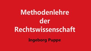 Methodenlehre der Rechtswissenschaft Die Definitionen I [upl. by Hsirehc228]