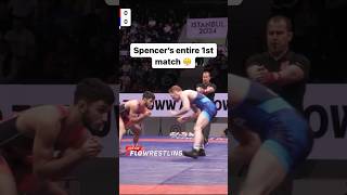 Watch Spencer Lee’s entire qualification round match at the World Olympic Qualifier 💪 [upl. by Salohcim]