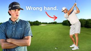 Can Bryson DeChambeau Beat A Scratch Golfer Lefty [upl. by Ilona93]