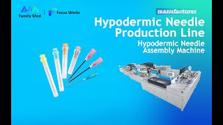 Hypodermic needle assembly machine [upl. by Ivzt]