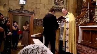 Roman Catholic Rite of Betrothal [upl. by Nauqe]