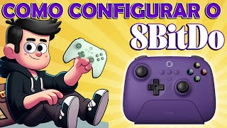 Como configurar o Controle 8bitDo no PC [upl. by Alyose]