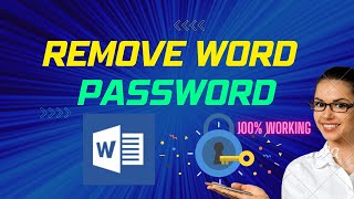 How to Remove Word Password without Software  Working 100✅ [upl. by Janet]