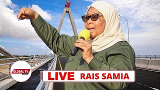 🔴LIVE RAIS SAMIA AZINDUA DARAJA LA TANZANITE AGHAKAN  UPANGA  DAR ES SALAAM [upl. by Kilar]