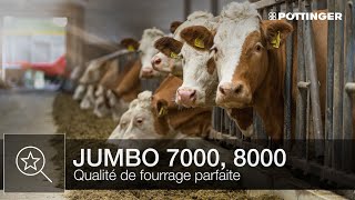 Qualité de fourrage maximale avec les remorques ensileuses haute performance JUMBO de PÖTTINGER [upl. by Ayanat]