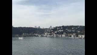 Turkey Bosphorus  transiting through Bosphorus canal [upl. by Omland]