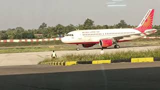 Dimapur Airport Air India Plane Parking airport plane flight [upl. by Clevey]